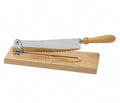 Couteau à pain sur socle lame 25cm inox