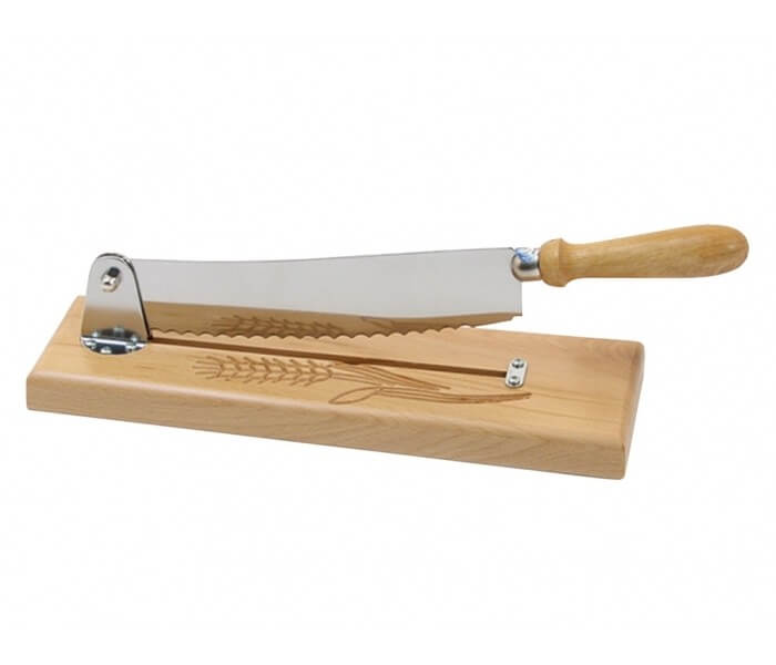 Couteau à pain sur socle lame 25cm inox
