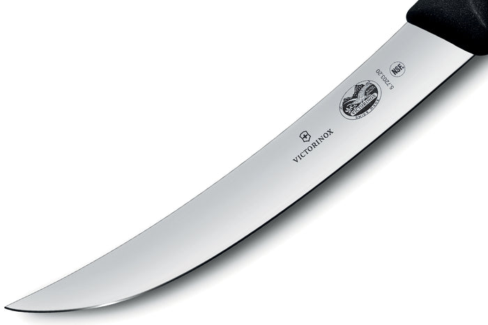 Couteau à parer Victorinox 5.7203.20 lame renversée 20cm manche fibrox noir