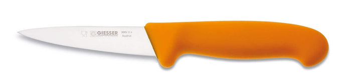 Couteau à saigner pro Giesser lame 11cm 3085 - Jaune foncé