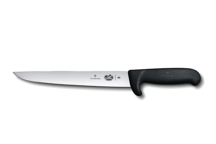 Couteau à saigner/découper Victorinox 5.5503.22 lame 22cm manche fibrox noir