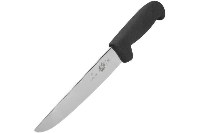 Couteau à saigner/découper Victorinox 5.5503.22 lame 22cm manche fibrox noir