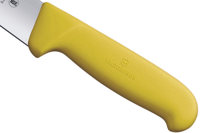 Couteau à saigner/découper Victorinox 5.5508.20 lame 20cm manche fibrox jaune