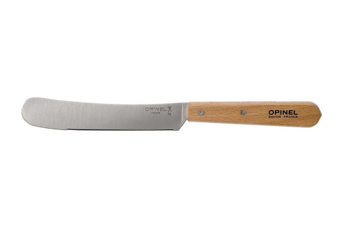 Couteau à tartiner Opinel lame inox 11,5cm manche bois - Naturel