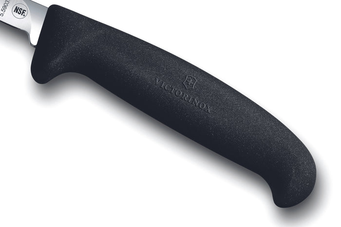 Couteau à volailles lancette Victorinox 5.5903.08 lame 8cm manche fibrox noir