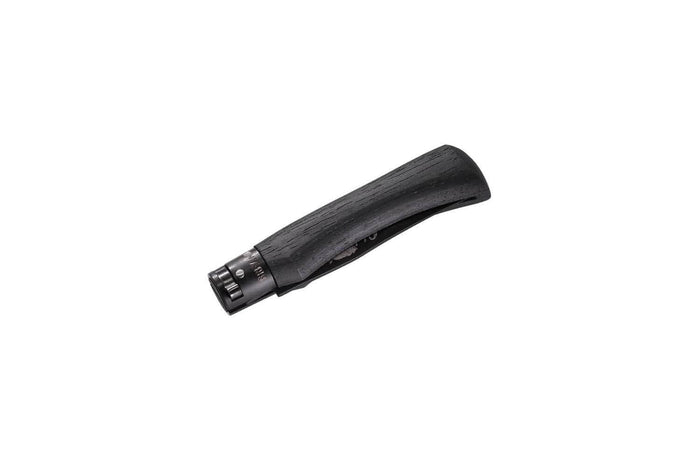 Couteau artisanal Old Bear Total Black virole noire manche bois d'ayous stratifié - S