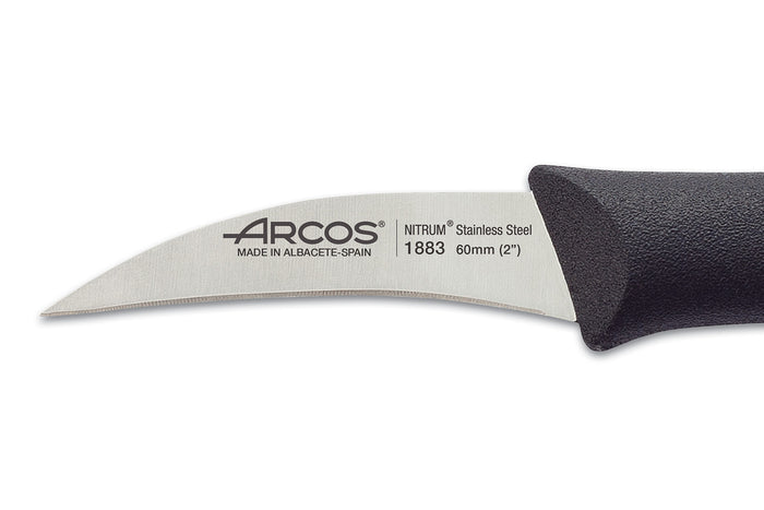 Couteau bec d'oiseau Arcos Nova 6cm manche noir