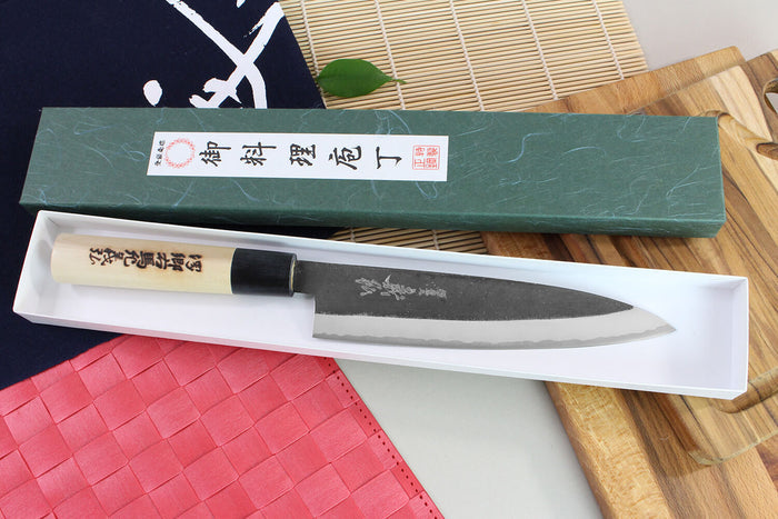 Couteau de chef japonais artisanal Yoshihiro Kogeta White 2 steel - 21 cm