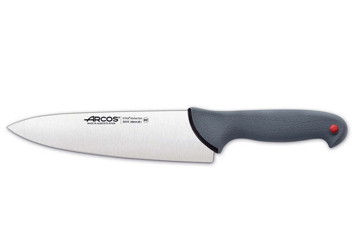 Couteau de chef professionnel Arcos Colour Prof 241000 lame 20cm et manche en PP