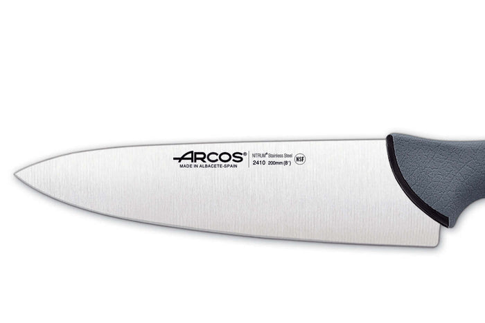 Couteau de chef professionnel Arcos Colour Prof 241000 lame 20cm et manche en PP