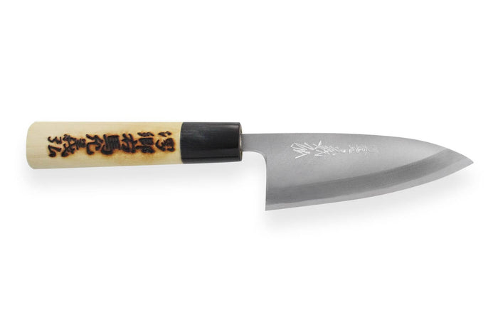 Couteau deba japonais artisanal Yoshihiro Jyosaku White 2 steel - 10.5 cm