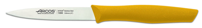 Couteau d'office acier Nitrum jaune 10cm Arcos Nova