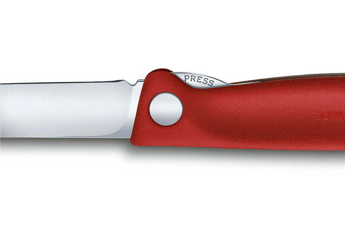 Couteau d'office pliant Victorinox Swissclassic lame lisse - Rouge