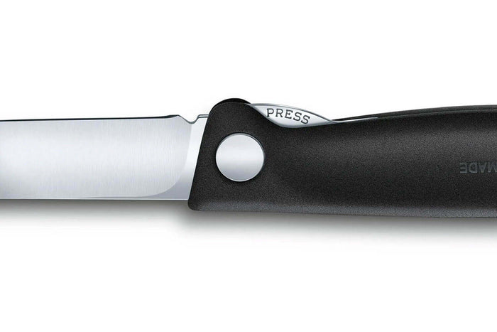 Couteau d'office pliant Victorinox Swissclassic lame lisse - Noir