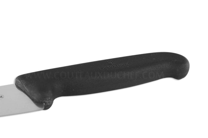 Couteau éminceur Victorinox 5.2003.19 lame de 19cm manche fibrox noir