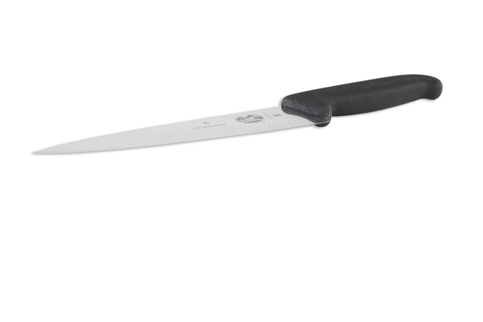 Couteau éminceur Victorinox 5.2003.19 lame de 19cm manche fibrox noir