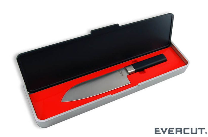 Couteau Evercut Santoku sans affutage lame 17 cm