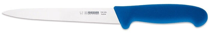 Couteau filet de sole / dénerver pro Giesser lame 18cm 7365 - Bleu
