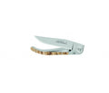 Couteau Laguiole C. Dozorme Lame inox manche 11cm corne de bélier à cran intérieur