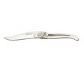 Couteau Laguiole C. Dozorme Lame inox manche inox 11cm à cran intérieur