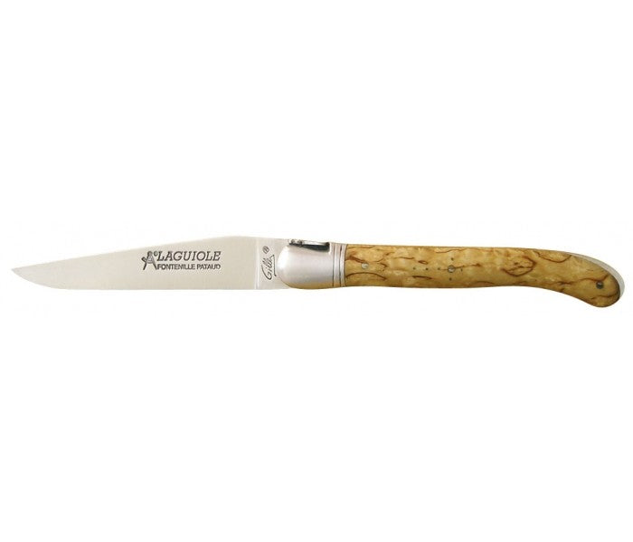 Couteau Laguiole GILLES, manche 12cm bouleau