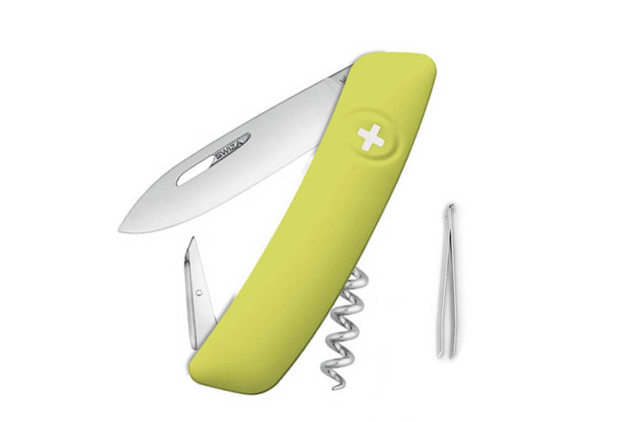 Couteau multifonction SWIZA D01 6 fonctions 95mm - Vert