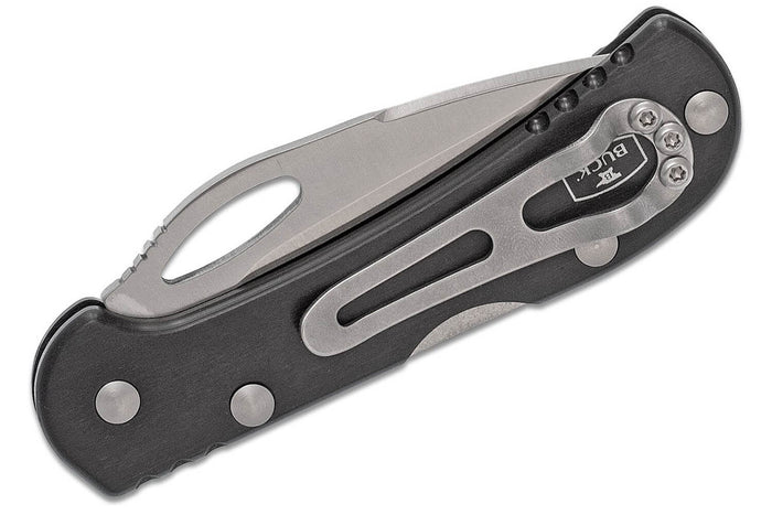 Couteau pliant BUCK MINI SPITFIRE 0726 manche alu 9,7cm - Noir