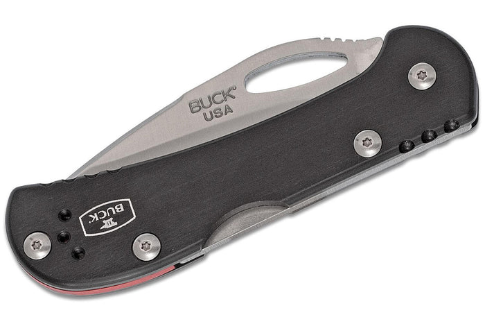 Couteau pliant BUCK MINI SPITFIRE 0726 manche alu 9,7cm - Noir