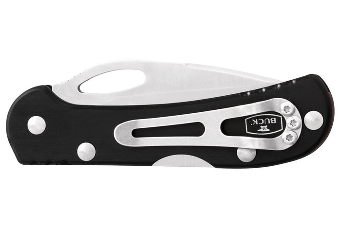 Couteau pliant BUCK MINI SPITFIRE 0726 manche alu 9,7cm - Noir