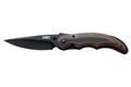 Couteau pliant CRKT Endorser manche G10 noir marron strié 10,5cm - Noir