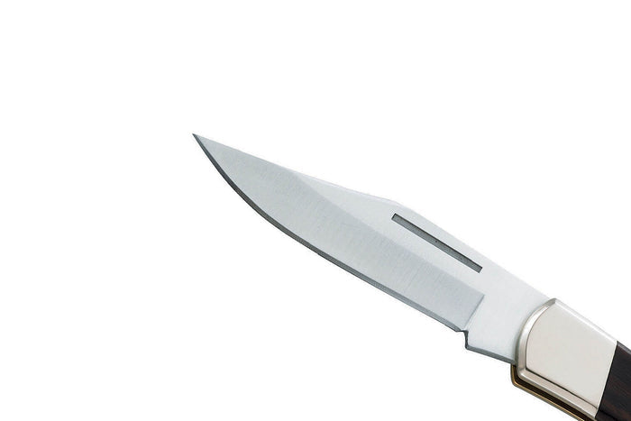 Couteau pliant Herbertz 20781 manche bois d'ébène et double mitre - S