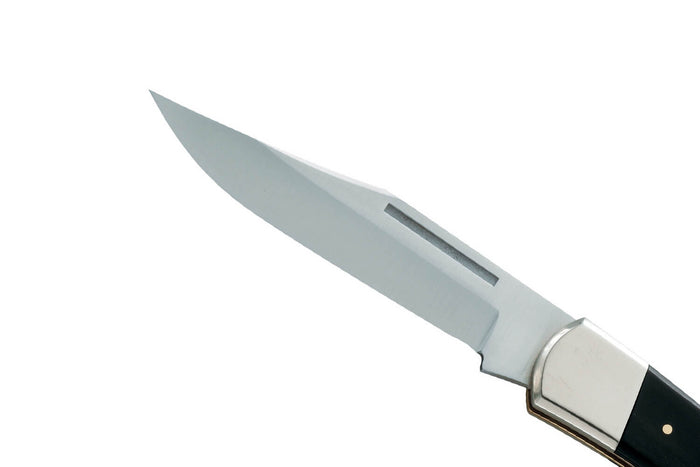 Couteau pliant Herbertz 20781 manche bois d'ébène et double mitre - M
