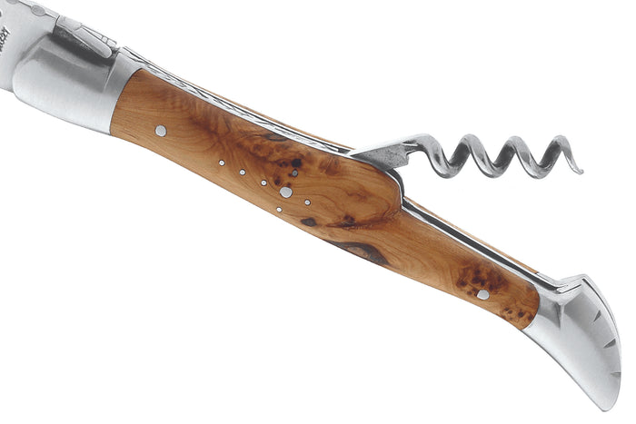 Couteau pliant Laguiole Arbalète G.DAVID 6212 manche en genévrier avec deux mitres en inox
