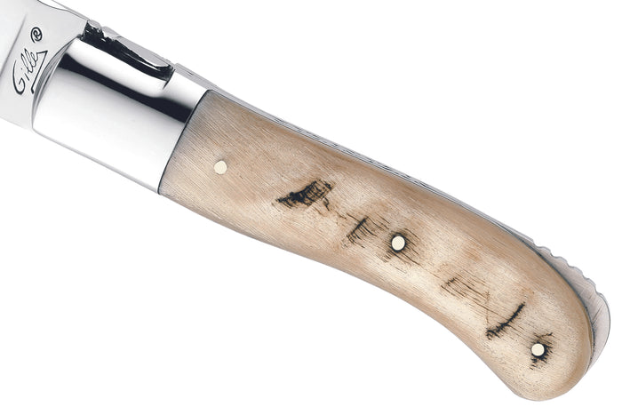Couteau pliant Laguiole GILLES 9531 manche en corne de bélier 10,5cm