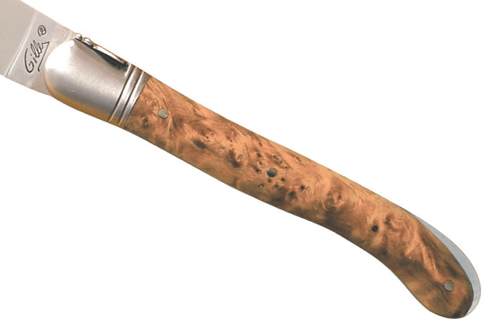 Couteau pliant Laguiole GILLES 9612 manche en bois de genévrier 12cm