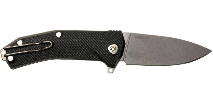 Couteau pliant LionSteel KUR manche G10 ou olivier 12cm - Noir