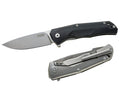 Couteau pliant LionSteel Tre manche G10 / titanium 10cm - Noir
