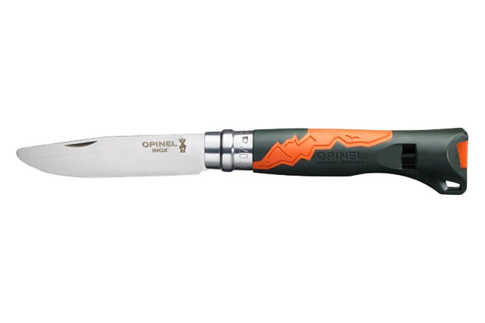 Couteau pliant Opinel Outdoor Junior N°07 lame 7cm manche bi matière - Kaki