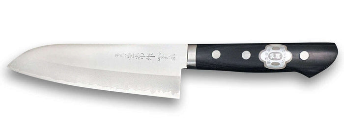 Couteau santoku japonais Japan Kanetsune 16.5cm acier VG10