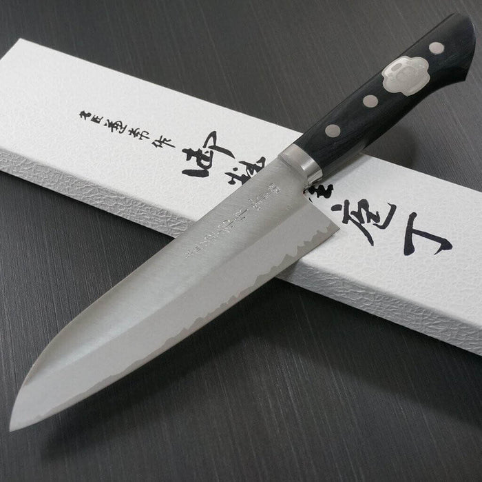 Couteau santoku japonais Japan Kanetsune 16.5cm acier VG10
