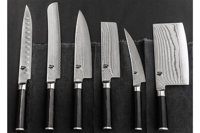 Couteau santoku Kai Shun Classic damas lame alvéolée 18cm