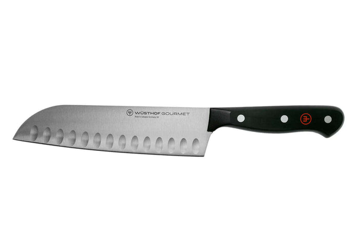 Couteau santoku Wüsthof Gourmet lame alvéolée 17cm