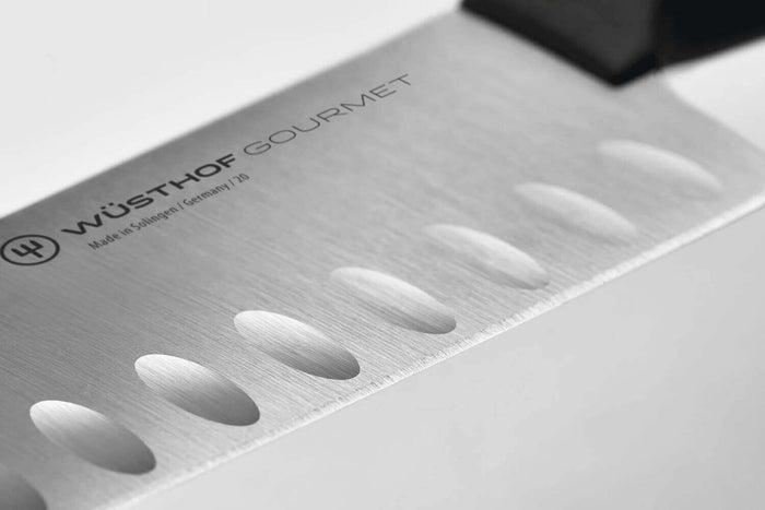 Couteau santoku Wüsthof Gourmet lame alvéolée 17cm