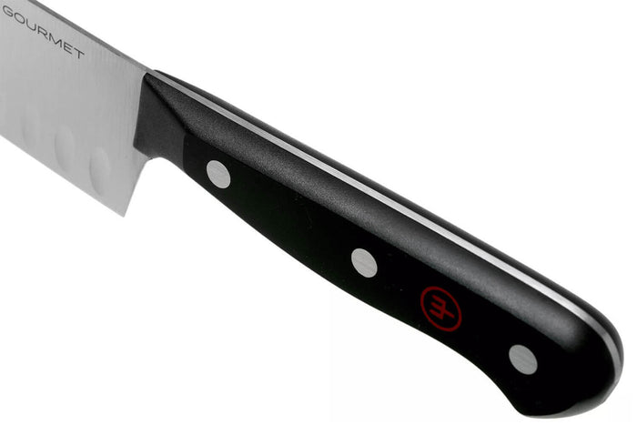 Couteau santoku Wüsthof Gourmet lame alvéolée 17cm