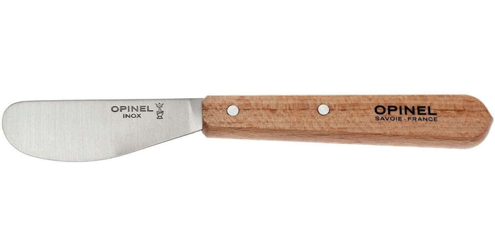 Couteau tartineur Opinel n°117 lame inox 6,5cm manche en hêtre - Naturel