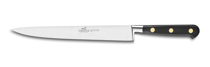 Couteau tranchelard Sabatier Idéal Carbone 100% forgé - 25 cm