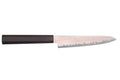 Couteau universel 15cm japonais artisanal Hatsukokoro Hayabusa Rainbow Damas