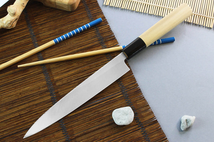 Couteau yanagiba japonais artisanal Yoshihiro Jyosaku White 2 steel - 18 cm