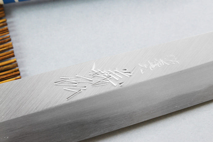 Couteau yanagiba japonais artisanal Yoshihiro Jyosaku White 2 steel - 21 cm