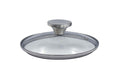 Couvercle en verre bombé Cookut à bouton en inox - 16cm